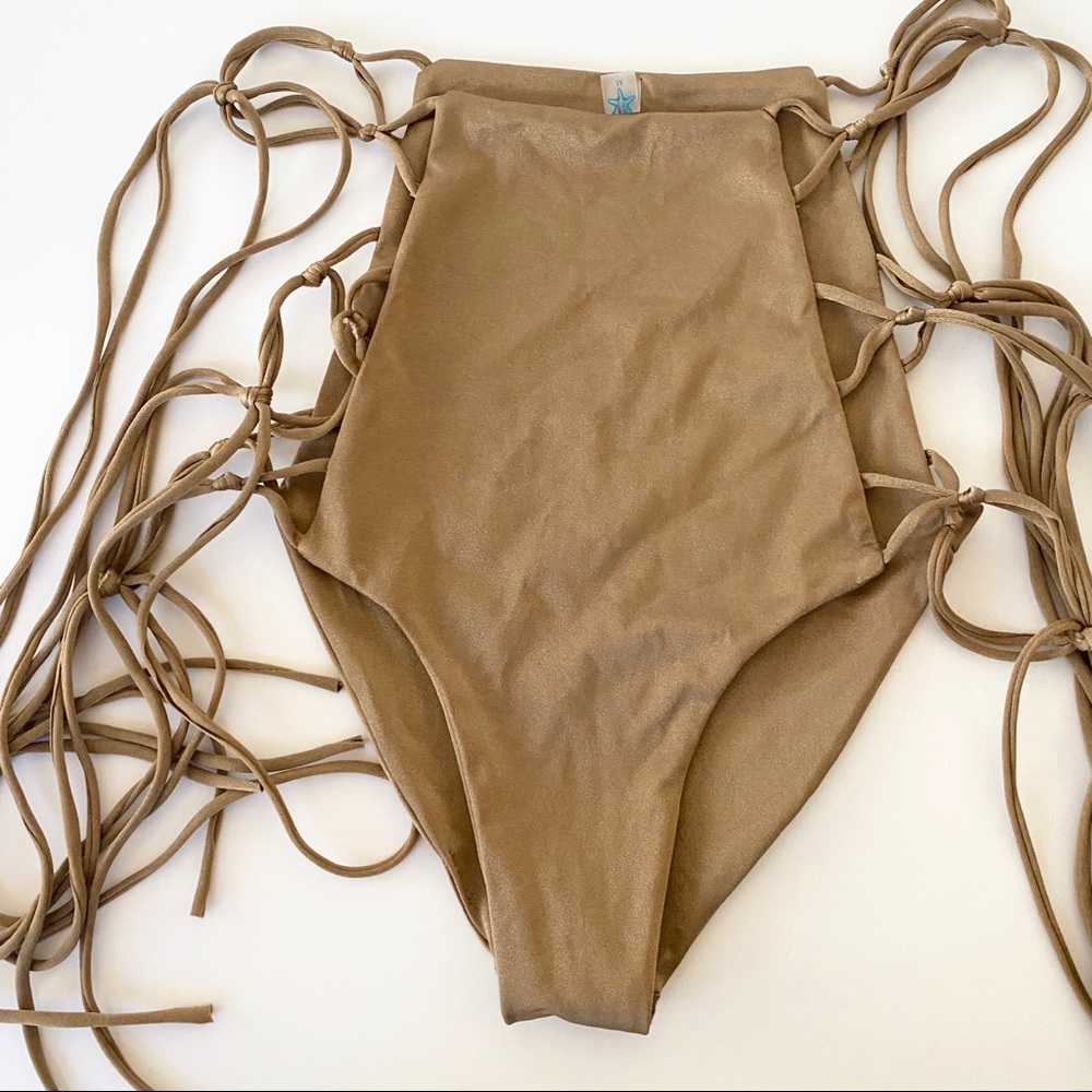 PintArena swimwear bronze bottoms Coachella